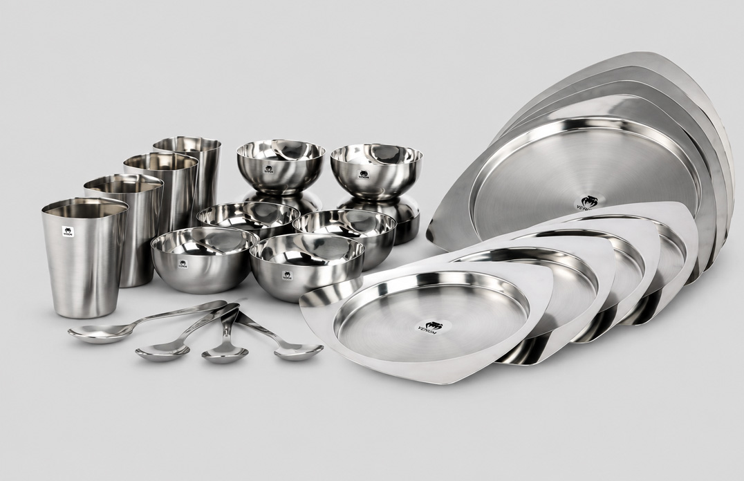 24 Pieces Saga Stainless Steel Dinner Set