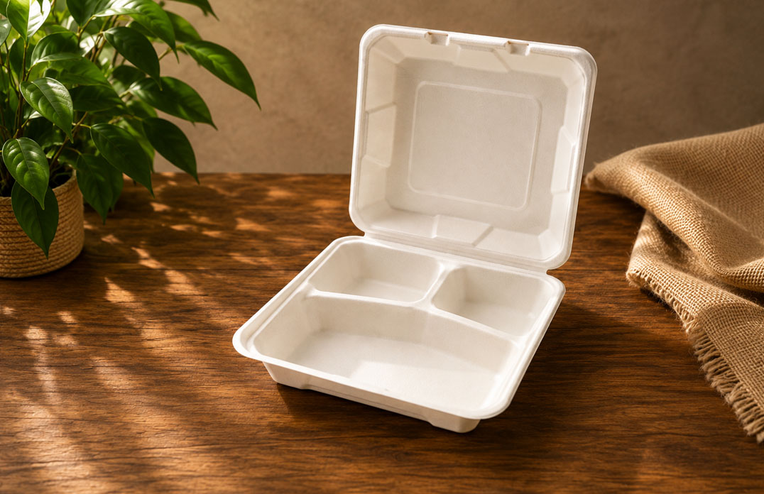 Bagasse Clamshell Boxes