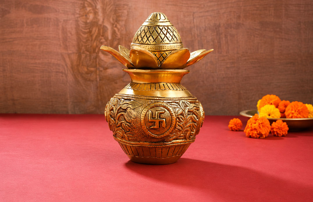 Brass Rajasthani Kalash